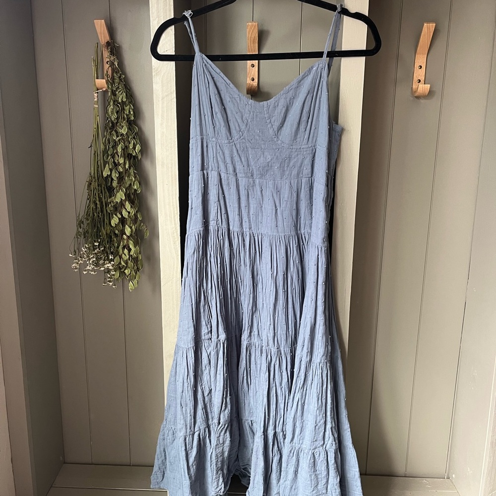 Lulu's Light Blue Maxi Dress